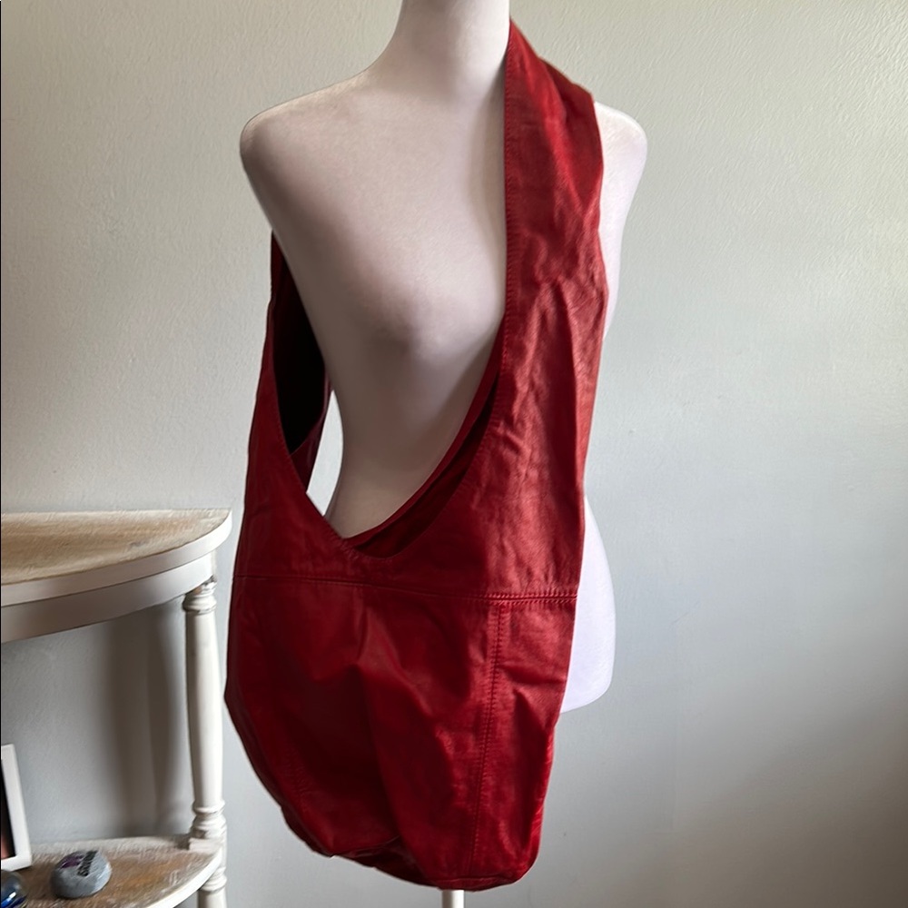 [Pasion Argentina] Red Leather Women's Bag